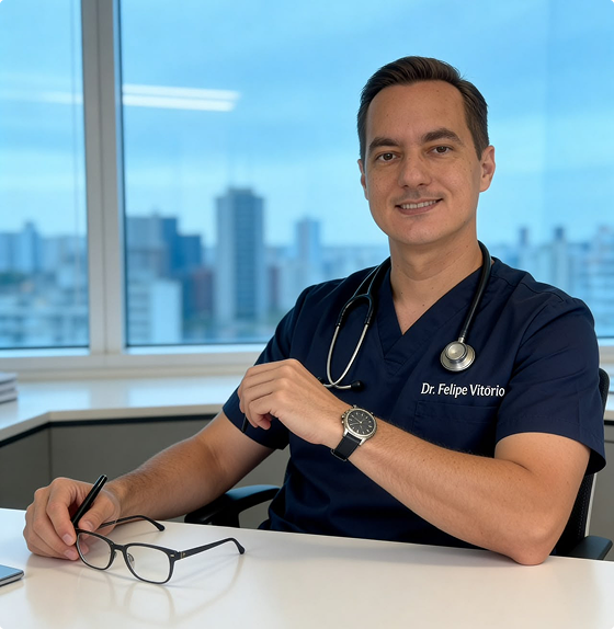 Dr. Felipe Vitorio, cardiologista em Manaus